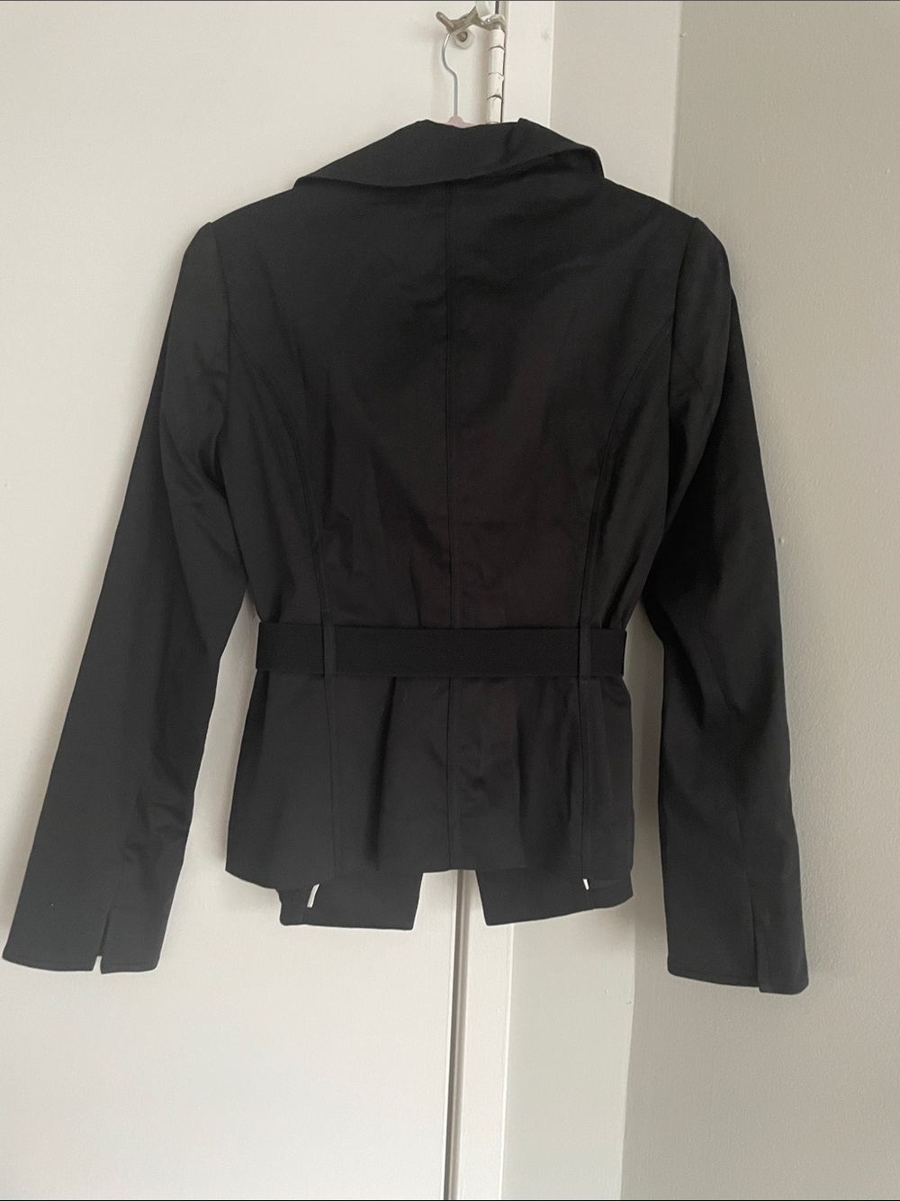 White House Black Market Black Women's Structured Single-Button Blazer - Picture 6 of 7